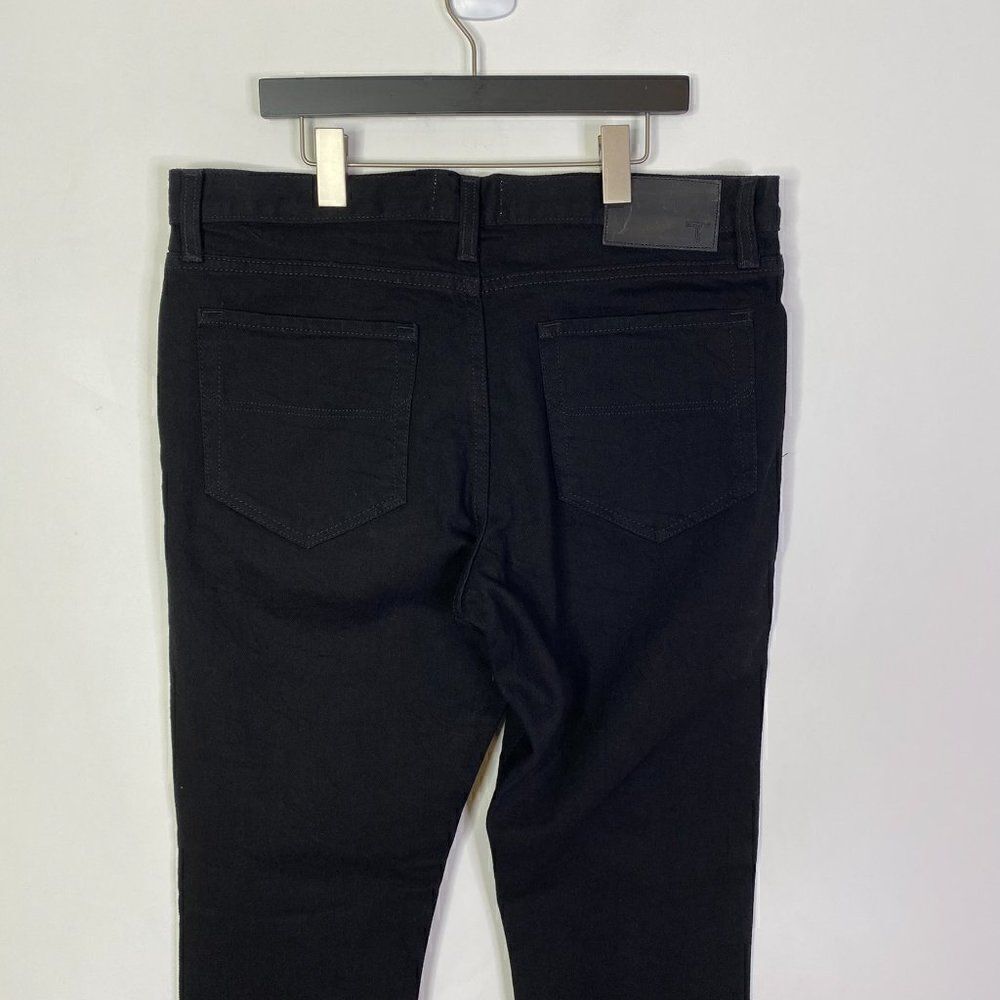 NEW Triarchy Slim Straight Black Button Fly Jeans - Picture 5 of 8